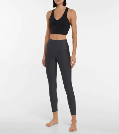 Shop Alo Yoga Airlift High-rise Leggings In Anthracite