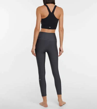 Shop Alo Yoga Airlift High-rise Leggings In Anthracite