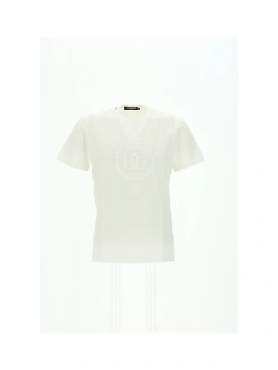 Shop Dolce & Gabbana T-shirts & Vests In Bianco