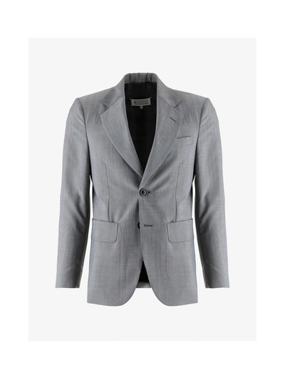 Shop Maison Margiela Suits In M Grey