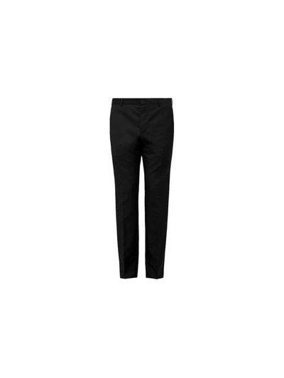 Shop Prada Trousers In Nero