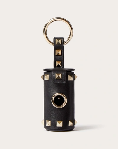 Shop Valentino Garavani  Garavani Rockstud Pet Waste Bag Holder In Black