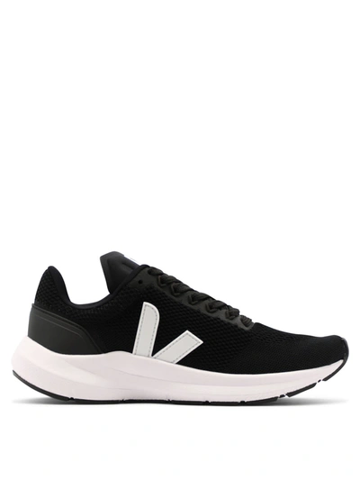 Shop Veja "marlin" Sneakers In Black  