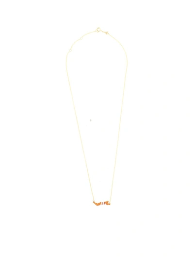 Shop Aliita Necklaces In Coconut White Red