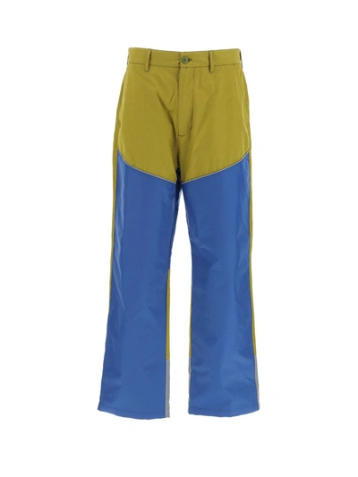 Shop Moncler Genius 1952 Trousers In Navy/brown