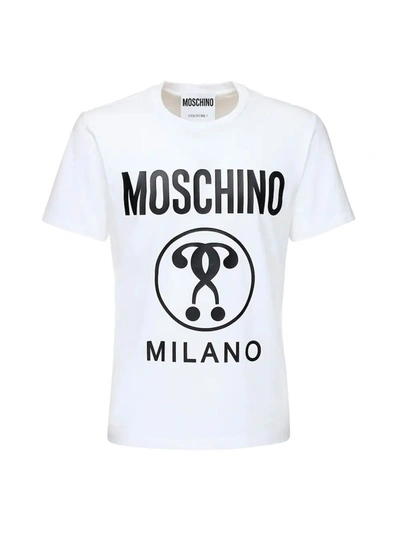 Shop Moschino T-shirts & Vests In White