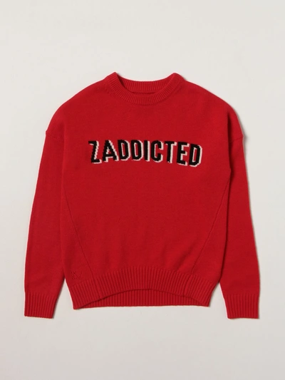 Shop Zadig & Voltaire Sweater  Kids Color Red