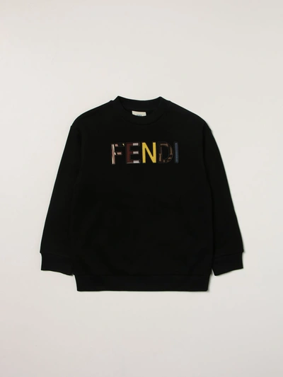 Shop Fendi Sweater  Kids Color Black