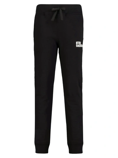 Shop Ai Riders On The Storm Kids Sweatpants For Boys In Black
