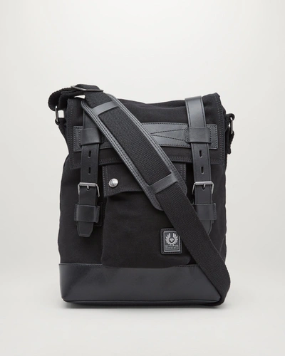 Shop Belstaff Travel Shoulder Bag Unisex In Black