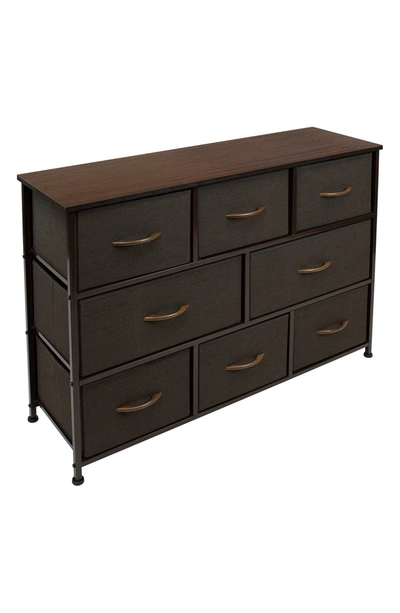 Shop Sorbus 8-drawer Chest Dresser In Brown