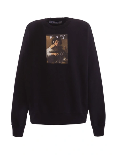 Shop Off-white Caravaggio Sweatshirt In Nero