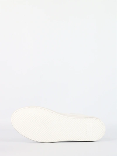 Shop Saint Laurent White Malibu Sneakers