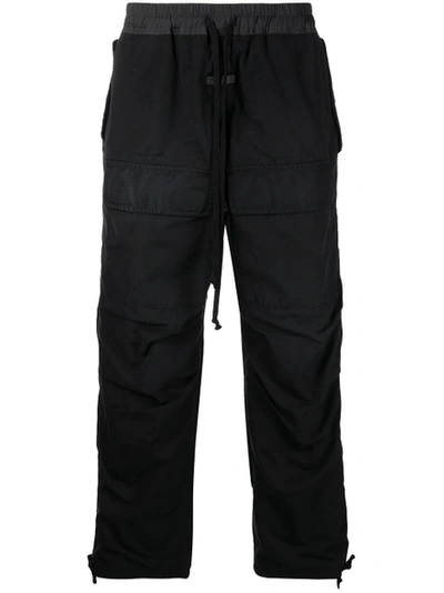 Shop Fear Of God Drawcord Cargo Pant Black