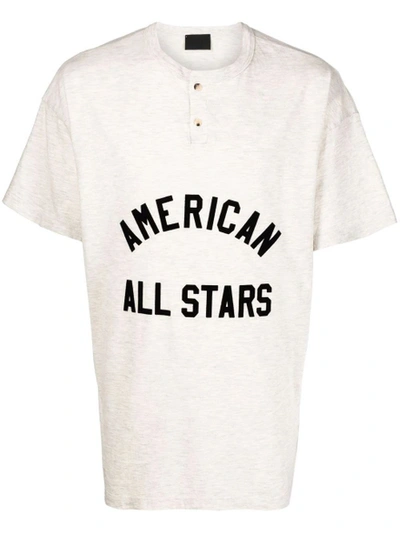 Shop Fear Of God American All Stars Tee Cream Heather