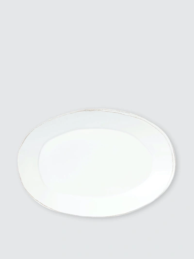 Shop Vietri Melamine Lastra Oval Platter In White