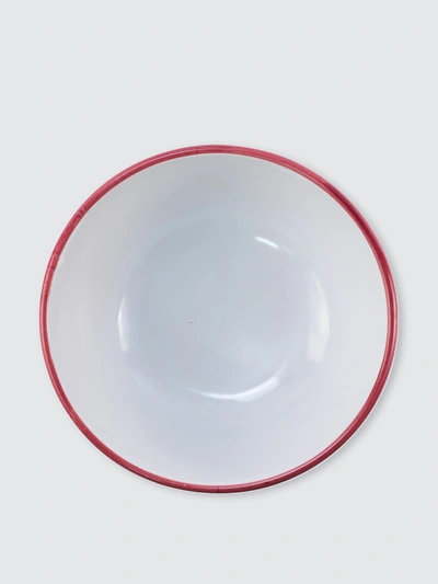 Shop Vietri Campagna Porco Deep Serving Bowl In Red