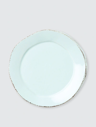 Shop Vietri Lastra Dinner Plate In Aqua