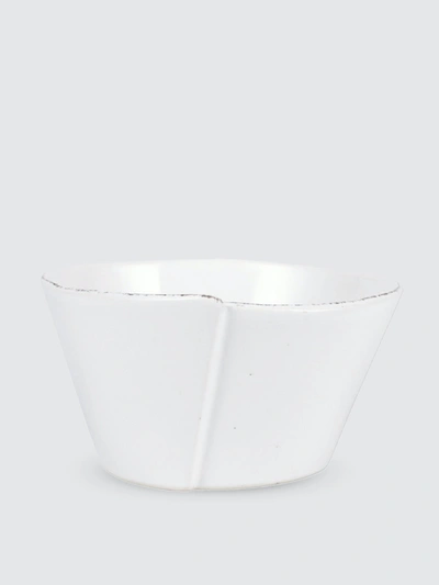 Shop Vietri Lastra Stacking Berry Bowl In White