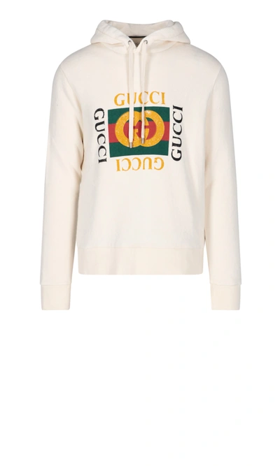 Shop Gucci Logo Hoodie