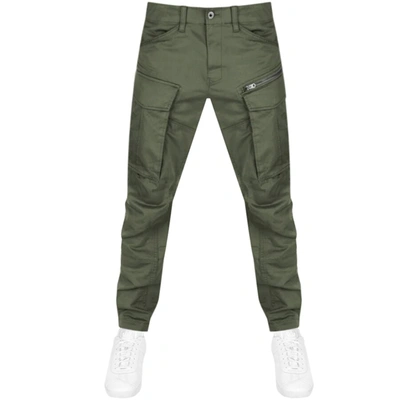Shop G-star G Star Raw Rovic Tapered Cargo Trousers In Green