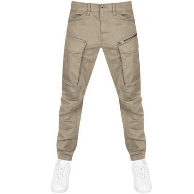 Shop G-star G Star Raw Rovic Tapered Cargo Trousers Beige