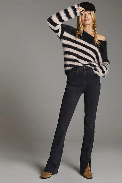Shop Favorite Daughter Valentina Tower Slim Straight Jeans In Black