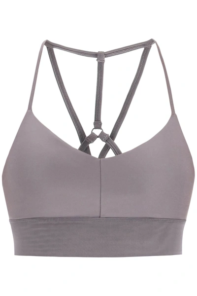 Shop Alo Yoga Lavish Sports Bra In Purple Dusk (grey)