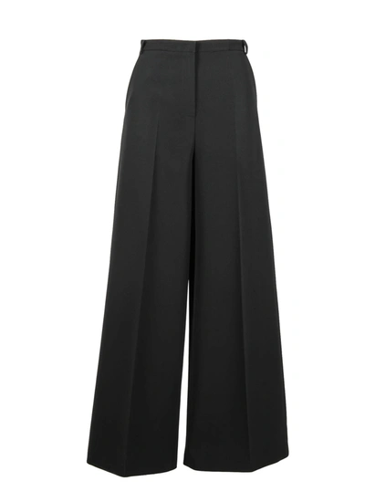 Shop Patrizia Pepe Polyestere Trousers In Black