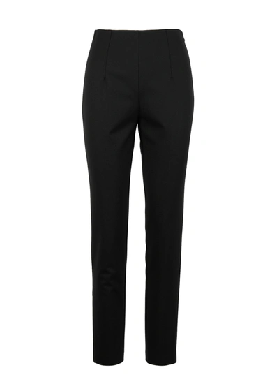 Shop Patrizia Pepe Polyestere Trousers In Black