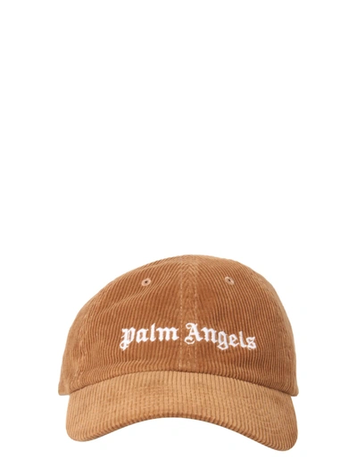 Shop Palm Angels Baseball Cap In Beige