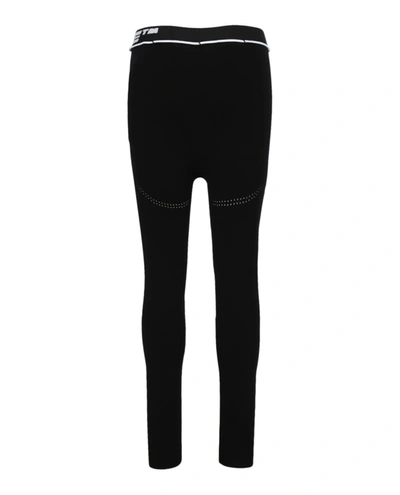 Shop Off-white Womens Active Seamless Leggings In Black/white