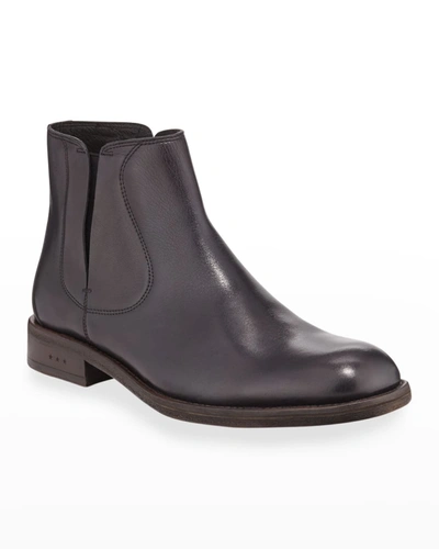 Shop John Varvatos Men's Waverly Covered Chelsea Boots In Black