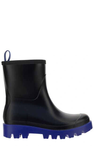 Shop Gia Borghini Giove Wellington Ankle Boots In Black