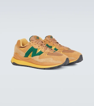 Shop New Balance 57/40 Sneakers In Workwear/henna