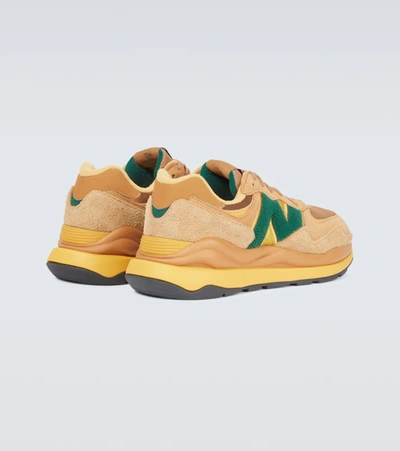 Shop New Balance 57/40 Sneakers In Workwear/henna