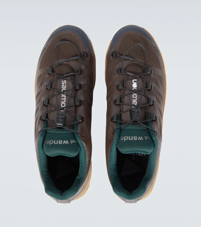 Shop And Wander X Salomon Outpath Cswp Sneakers In Brown