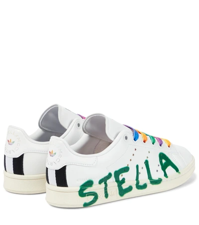 STELLA MCCARTNEY + Ed Curtis + adidas Originals Stan Smith printed vegan  leather sneakers