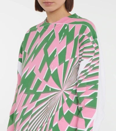 Shop Stella Mccartney X Ed Curtis Printed Cotton Sweatshirt In Multicolor
