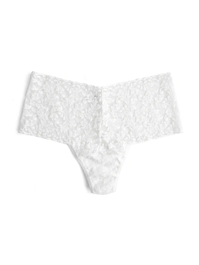 Shop Hanky Panky Retro Lace Thong In White