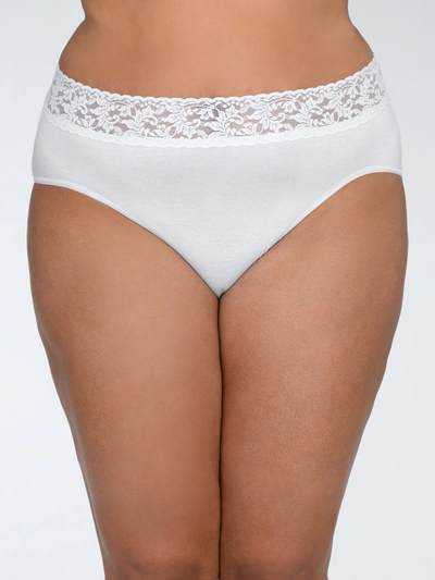 Shop Hanky Panky Plus Size Supima® Cotton French Brief In White