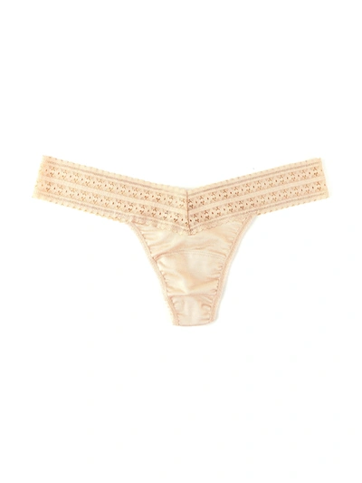 Shop Hanky Panky Dreamease Low Rise Thong In Brown