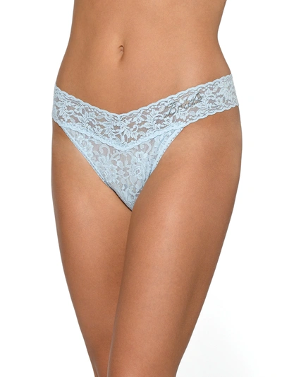 Shop Hanky Panky Bride Crystal Signature Lace Original Rise Thong In White