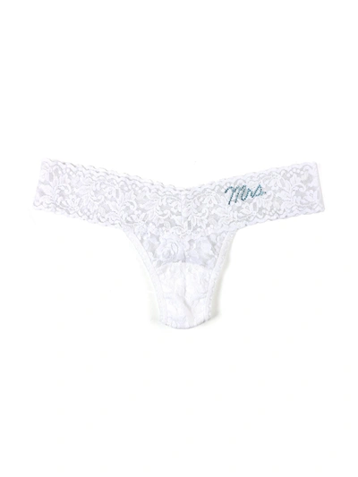 Shop Hanky Panky Mrs. Low Rise Thong In White