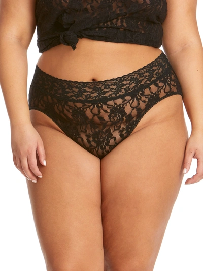 Shop Hanky Panky Plus Size Signature Lace French Brief In Black