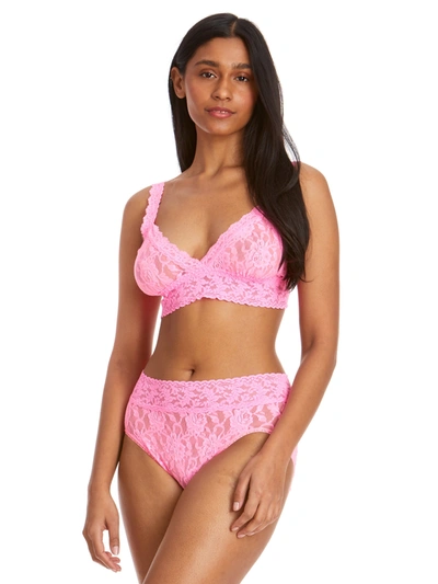 Shop Hanky Panky Signature Lace French Brief In Pink