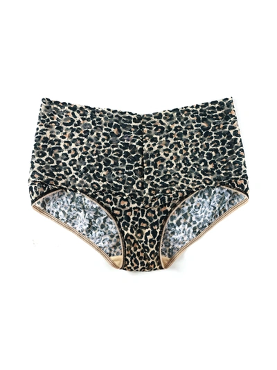 Hanky Panky Printed Retro Lace V-kini In Multicolor