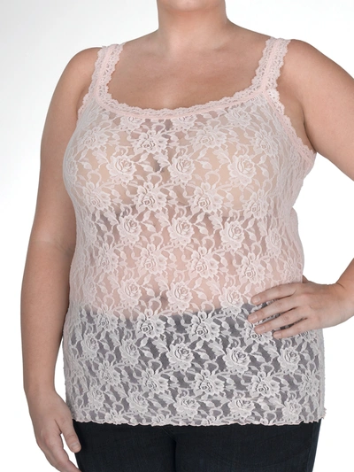 Shop Hanky Panky Plus Size Signature Lace Classic Cami In Brown