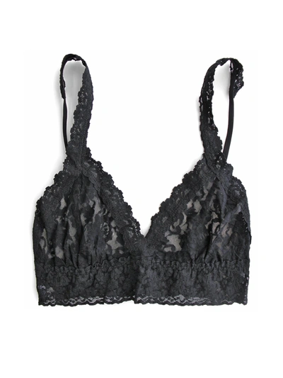 Shop Hanky Panky Signature Lace Crossover Bralette In Black