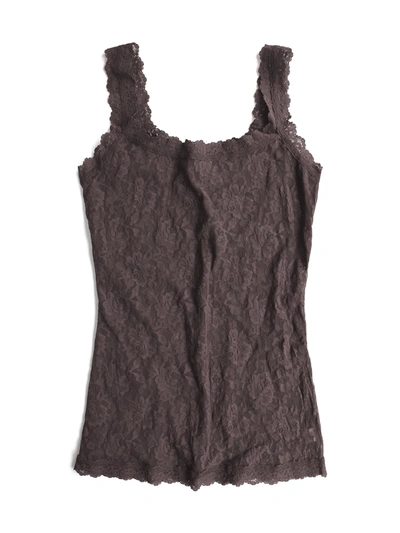Shop Hanky Panky Signature Lace Classic Cami In Grey
